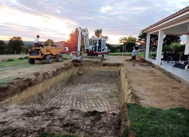 Creusement bassin Mauvezin